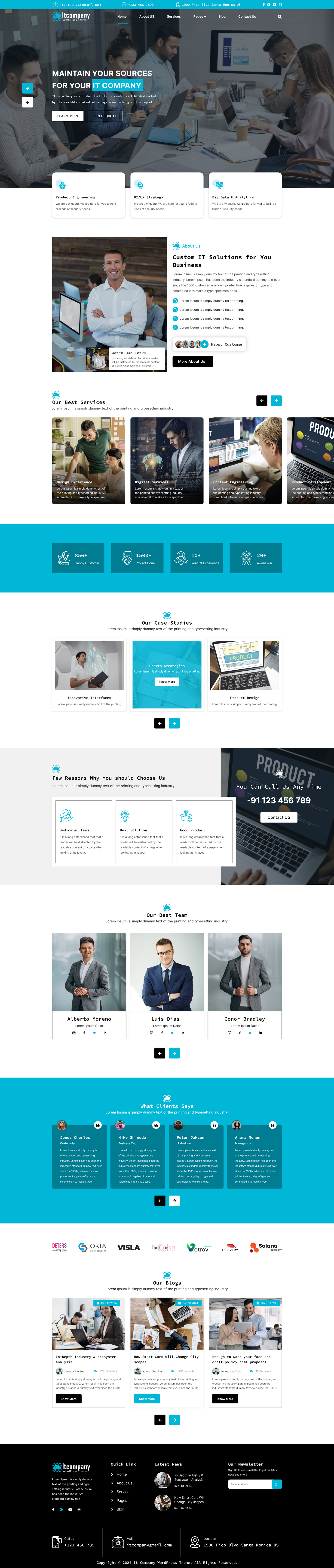 IT Services WordPress Theme