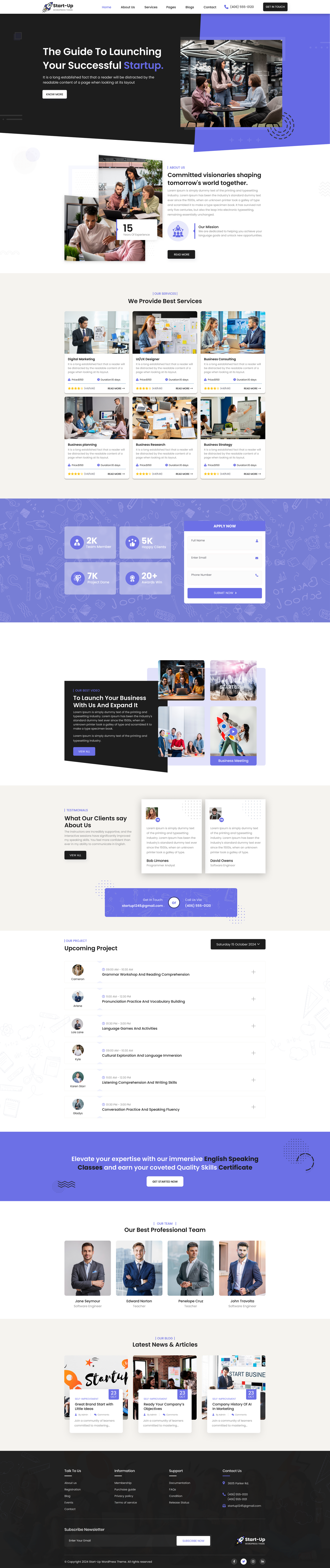 Business Venture WordPress Theme