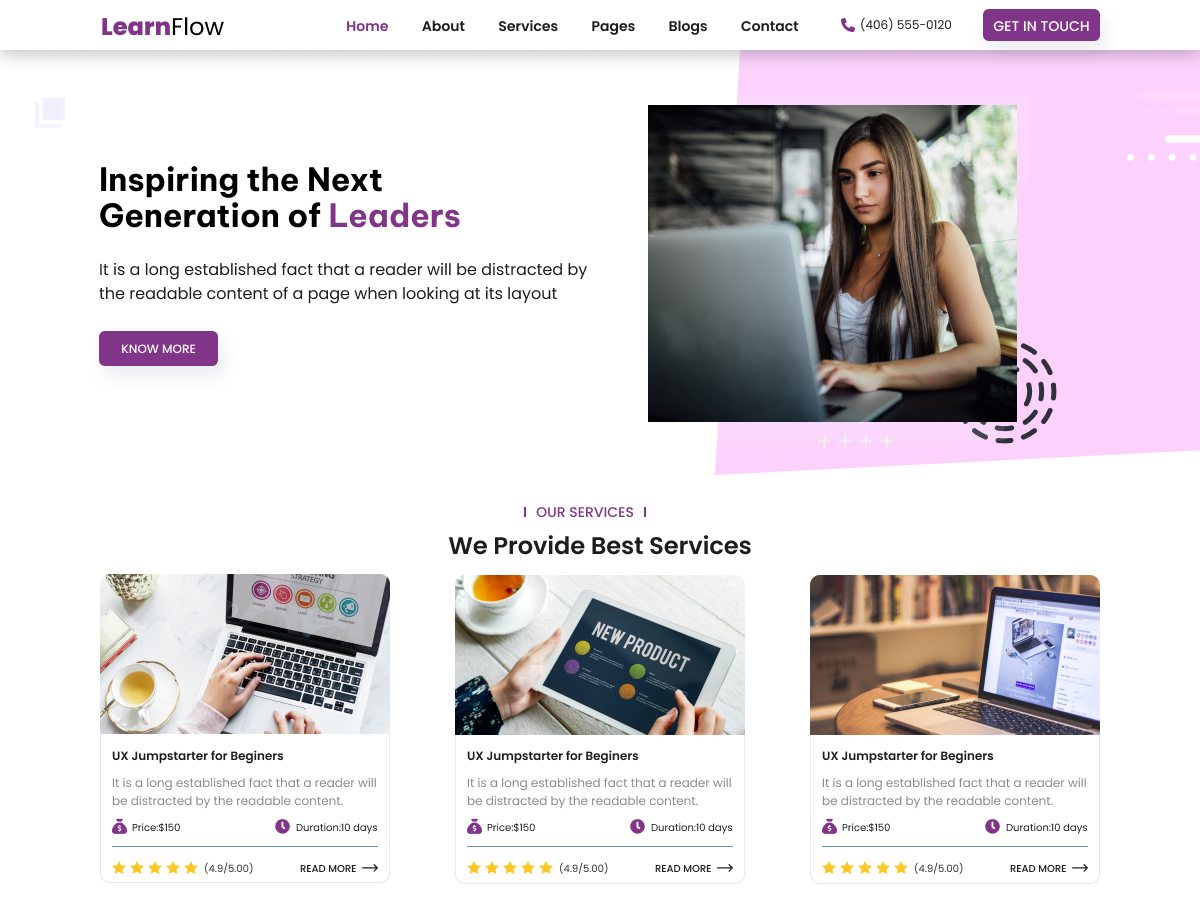 Free Elearning WordPress Theme