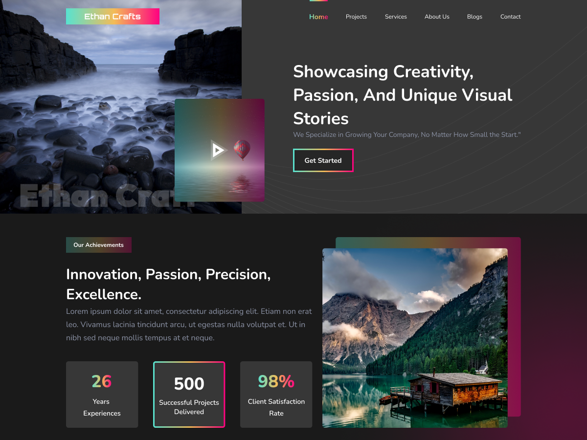 Free Portfolio WordPress Theme