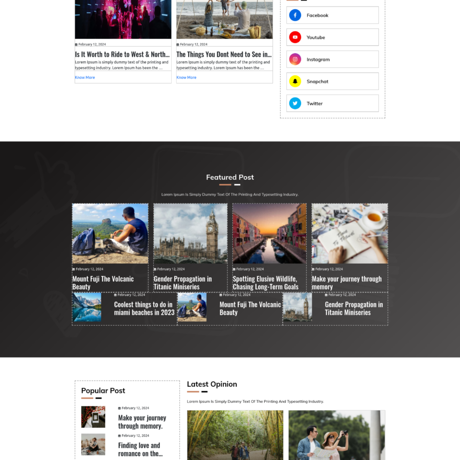 Travel WordPress Theme