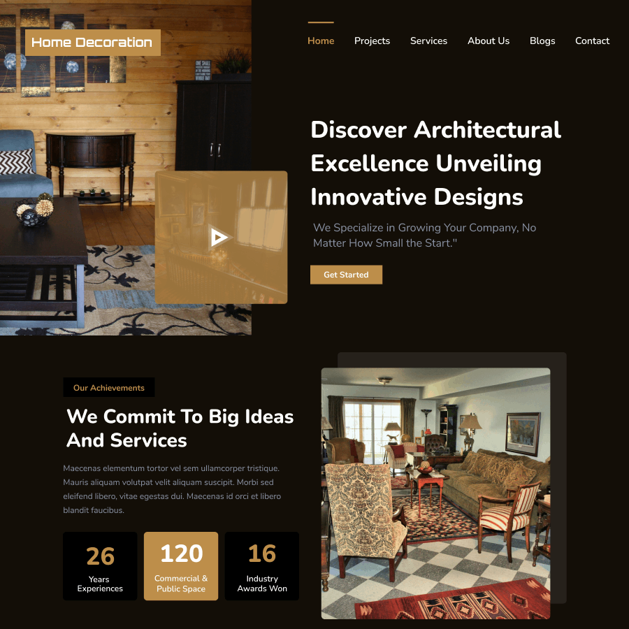 Free Home Decor WordPress Theme