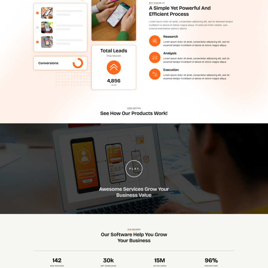 Mobile App Company WordPress Theme