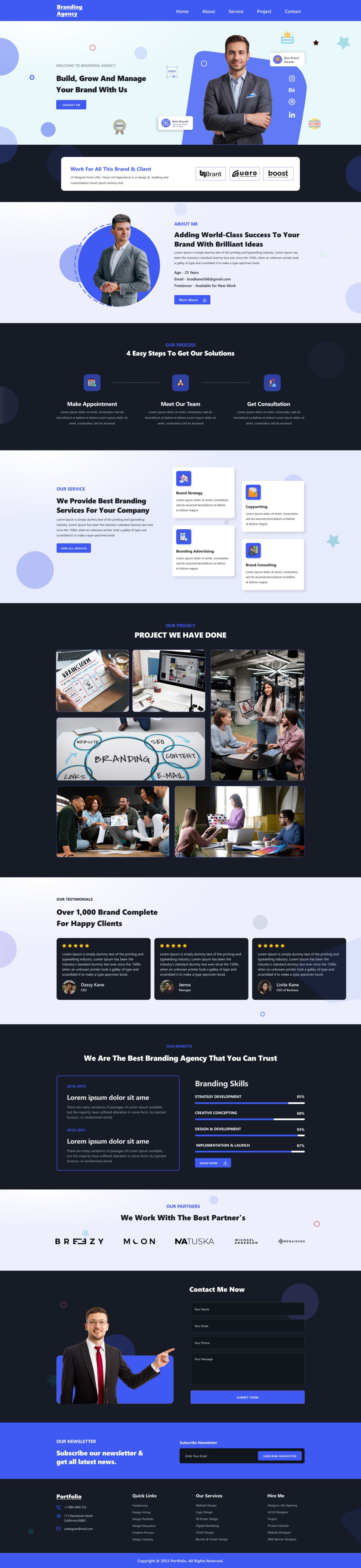 Branding Agency WordPress Theme