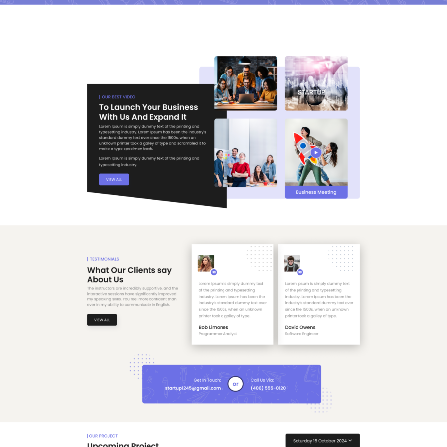 Business Venture WordPress Theme