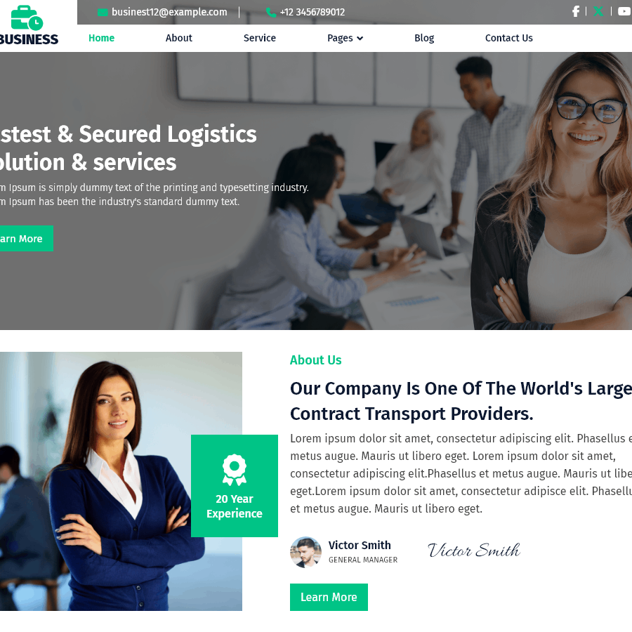 Free Business WordPress Theme