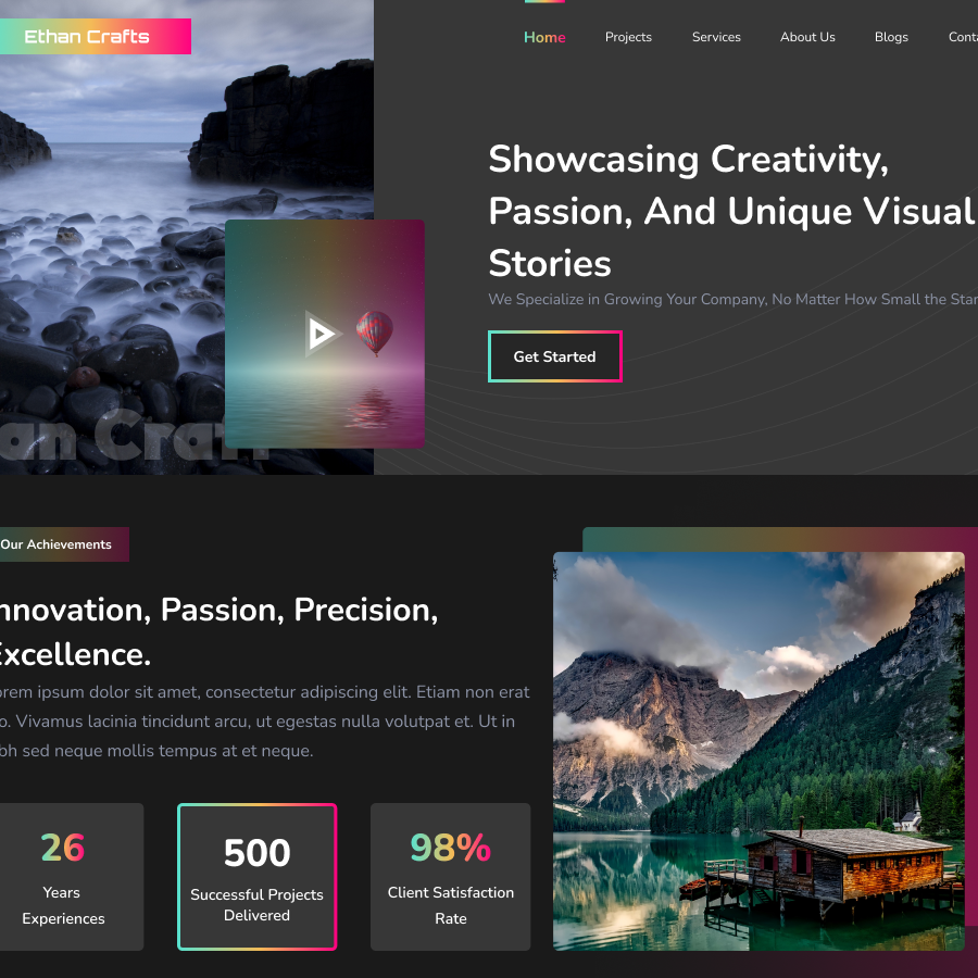 Free Portfolio WordPress Theme