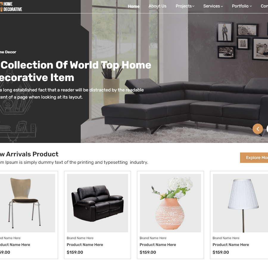 Free Decor WordPress Theme